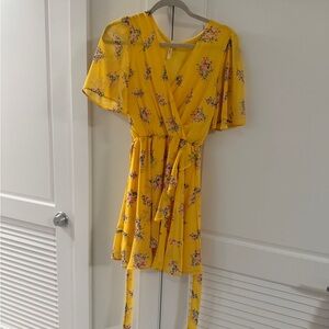 Floral Yellow Dress